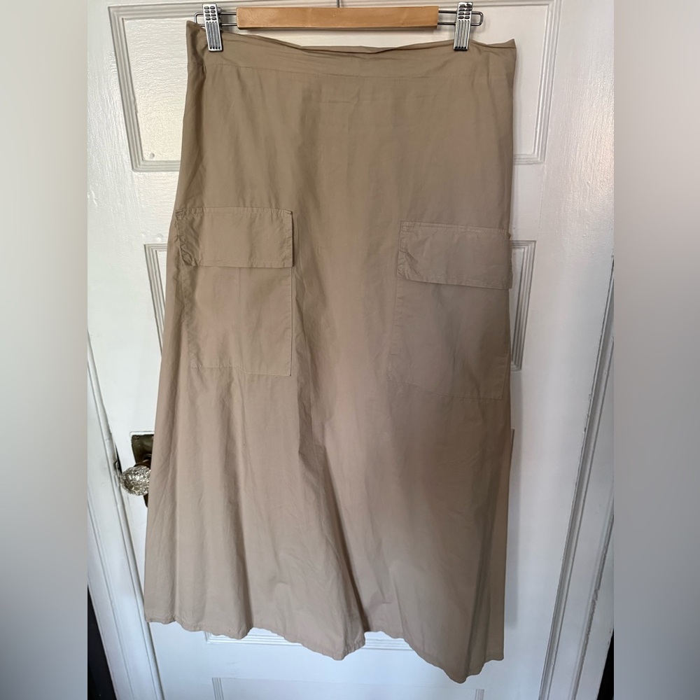 Beige Humility Cargo Skirt